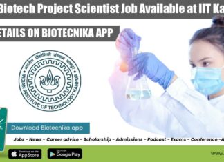 MTech Biotech Project Scientist
