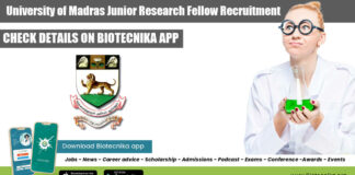 Madras University Jobs