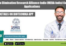 Malaria Elimination Research Alliance-India (MERA-India) Call For Applications Malaria Elimination Research Alliance-India