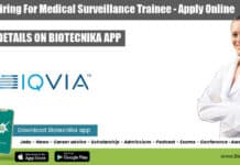 IQVIA Hiring For Medical Surveillance Trainee – Apply Online Medical Surveillance Trainee Jobs