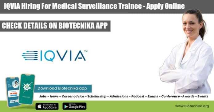 Medical Surveillance Trainee Jobs
