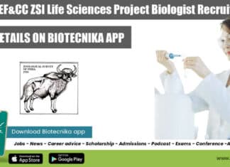 MoEF&CC ZSI Life Sciences