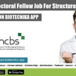 NCBS Post Doctoral Fellow Job For Structural Biology, Apply Online NCBS Post Doctoral Fellow