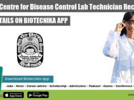 NCDC Delhi Lab Tech