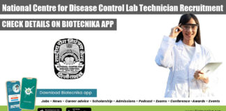 NCDC Delhi Lab Tech