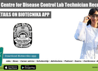 NCDC Delhi Lab Tech