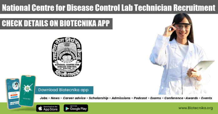 NCDC Delhi Lab Tech