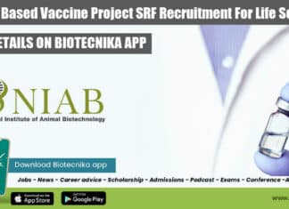 NIAB Project SRF Job