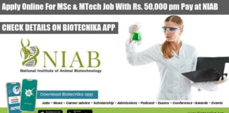 NIAB Young Professional Job