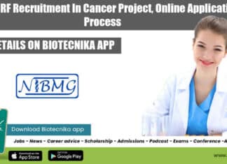 NIBMG JRF Recruitment
