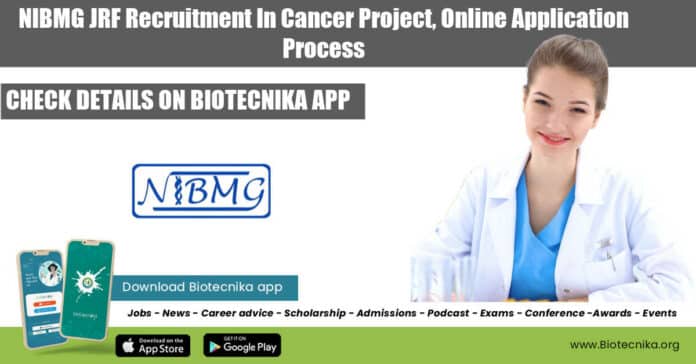 NIBMG JRF Recruitment