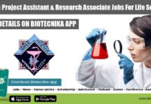 NIPER-G Project Assistant & Research Associate Jobs For Life Sciences NIPER-G Project Assistant