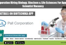 Pall Corporation Hiring