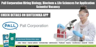 Pall Corporation Hiring