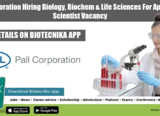 Pall Corporation Hiring