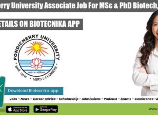 Pondicherry University Associate Job