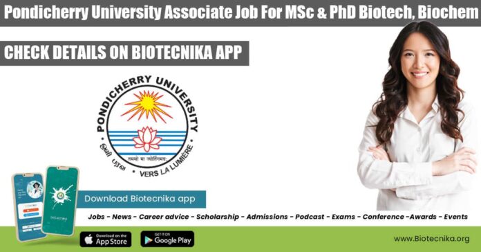 Pondicherry University Associate Job