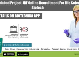RCB Faridabad Project-JRF