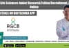 RGCB Life Sciences Junior Research Fellow Recruitment, Apply Online RGCB Life Sciences Junior
