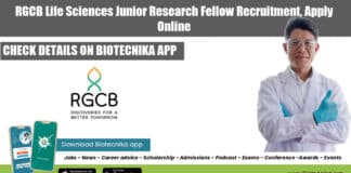 RGCB Life Sciences Junior