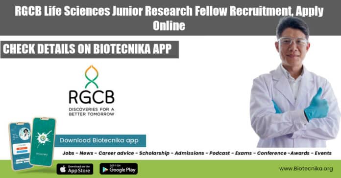 RGCB Life Sciences Junior