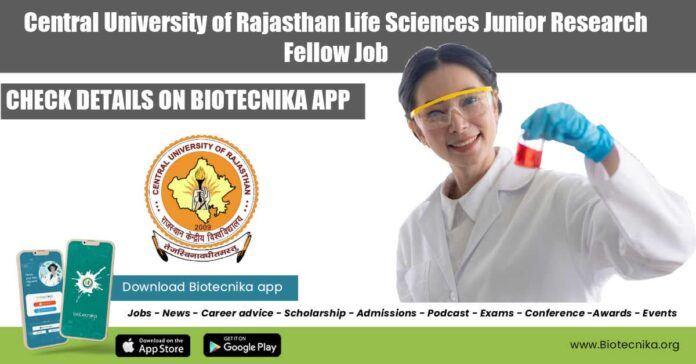Rajasthan University JRF Post