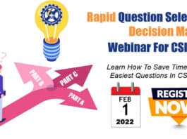 Rapid Question Selection Decision Making Webinar For CSIR NET CSIR-NET Exam Question Selection Decision Making Webinar - Question Selection Training