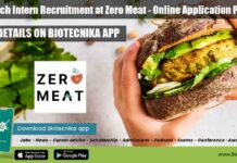 Research Intern Recruitment at Zero Meat – Online Application Process Research Intern Recruitment