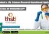 THSTI Biotech & Life Sciences Research Recruitment, Apply Online THSTI Biotech & Life