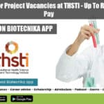 THSTI Project Vacancies Available