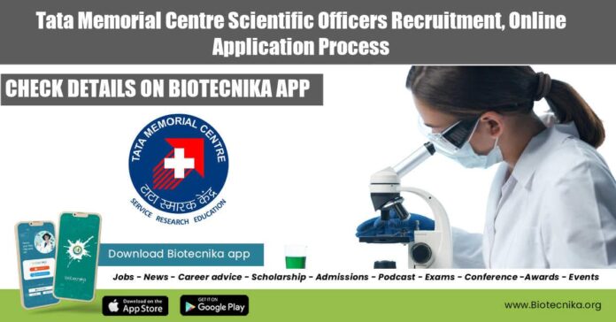 TMC Scientific Officers Recruitment