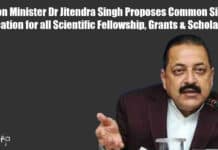 Union Minister Dr Jitendra Singh Calls For Common Single Application for all Scientific Fellowship, Grants & Scholarships Common Single Application
