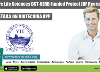 VIT Vellore JRF