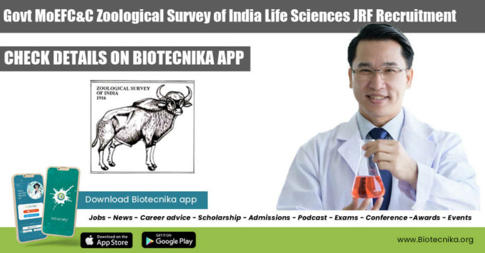 ZSI JRF Zoology