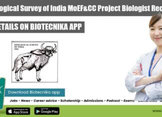ZSI MoEF&CC Life Sciences