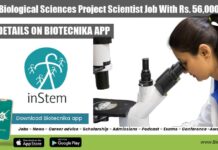 inStem Biological Sciences Project
