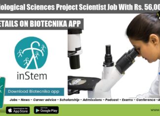 inStem Biological Sciences Project
