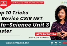 CSIR-NET Unit 3 Revision