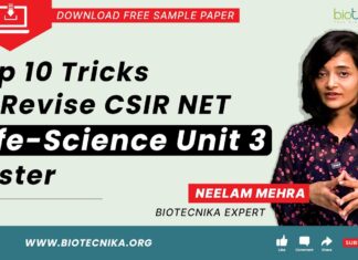 CSIR-NET Unit 3 Revision