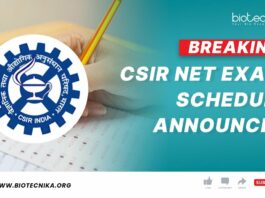 Breaking News: CSIR NET Exam Schedule announced – Which Date is Which Subject? Check Now