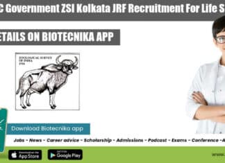MoEF&CC Govt ZSI Jobs