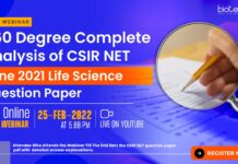 CSIR Question Paper 2021 Analysis - Webinar + Download PDF