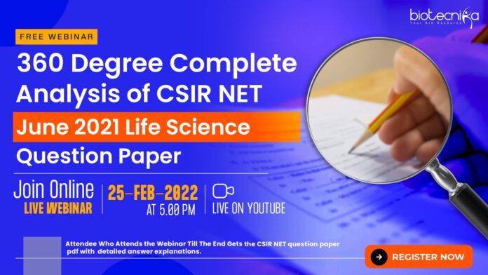 CSIR Question Paper 2021 Analysis - Webinar + Download PDF