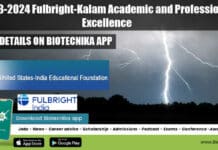 2023-2024 Fulbright-Kalam Academic and Professional Excellence 2023-2024 Fulbright-Kalam Academic and Professional Excellence