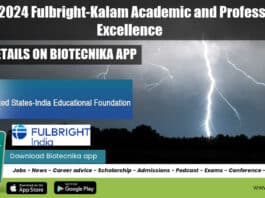 2023-2024 Fulbright-Kalam Academic and Professional Excellence