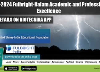 2023-2024 Fulbright-Kalam Academic and Professional Excellence