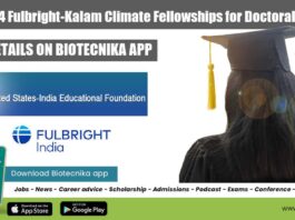 2023-2024 Fulbright-Kalam Climate Fellowships
