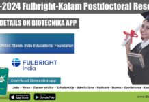 2023-2024 Fulbright-Kalam Postdoctoral Research 2023-2024 Fulbright-Kalam Postdoctoral Research