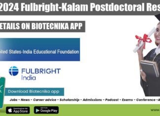 2023-2024 Fulbright-Kalam Postdoctoral Research