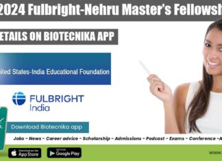 2023-2024 Fulbright-Nehru Master’s Fellowships